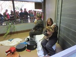 Animal Care Center, feeding Dixie and Ken1 1-24-14.JPG